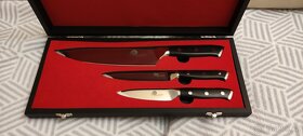 Sada luxusních nožů Dellinger 3 ks Mirror SS 3-layers - 2