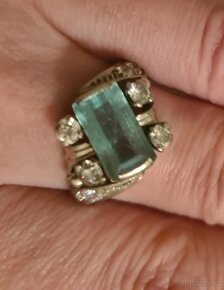 Prsten se Smaragdem a diamanty - 2