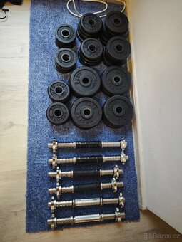 Litinové závaží 1.25kg, 6 kusů, 30mm - 2