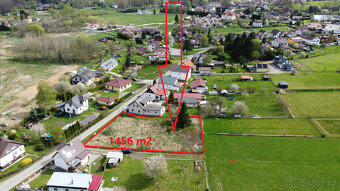 Dlouhá Ves u Sušice, stavební pozemek 1456 m2 pro RD - 2