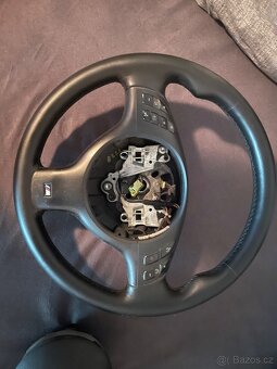 BMW E46 Multifunkční M paket volant - originál, kůže - 2
