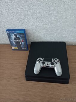 Ps4 Slim 500GB + Uncharted 4 - 2