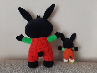 plyšák králíček Bing hračka 30 cm + přívěsek 16 cm - 2