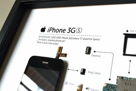 Nástěnný obraz iPhone 3GS dekorace bytu, kanceláře nebo dar - 2