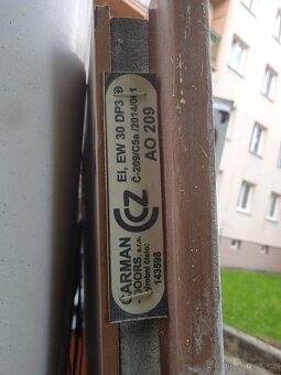 Vnitřní, bezpečnostní, protipožární dveře 80L - 2