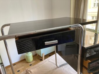 funkcionalistický chromovaný dámský psací stůl - 2