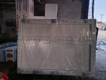 Dvoukřídlé plastové dveře 1620x2260 1x levé 1xpravé - 2