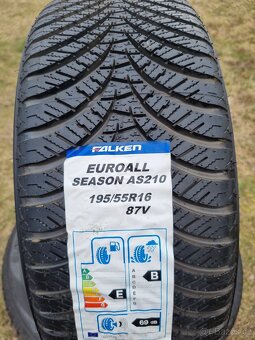 Nové celoroční Falken EuroAllSeason 195/55/16 - 2