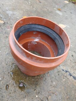 Přechod kamenina/ PVC KGUS DN160 potrubí, tvarovka - 2