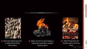 Profesionální dřevěné uhlí z 100% habru - 2