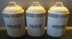 Porcelánové dózy, kořenky - 2