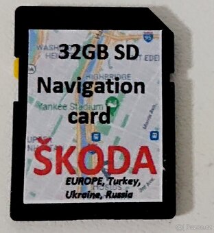 Navigace - Mapy Škoda SuperB Kodiaq, Karoq, Octavia Fabia - 2