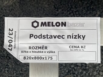 Podstavec nerezový - 2