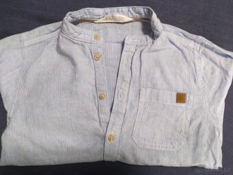 Dětská košile s dlouhým rukávem vel. 116 - 2