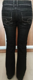 Dámské černé rifle C&A / velikost 38 - 2