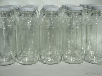 Nápojová, kečupová, úzká zavařovací sklenice 330 ml - 2