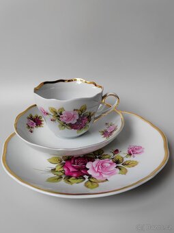 Krásná porcelánová čajová sada "Rose" od Triptis Porzellan - 2