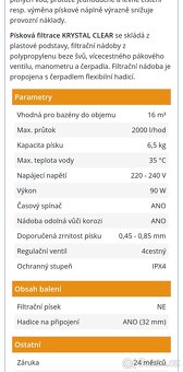 Písková filtrace - 2