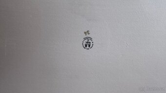 Ruzovy porcelan podnos, novy - 2