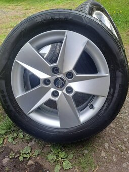 Alu kola 5x112 originál Škoda Octavia III 205/55 R16 - 2