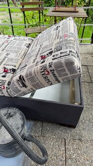 Postel s úložným prostorem a zvedací podložkou pod hlavu - 2