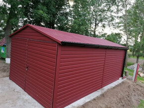 Garáž 3X6 so sedlovou strechou - 2