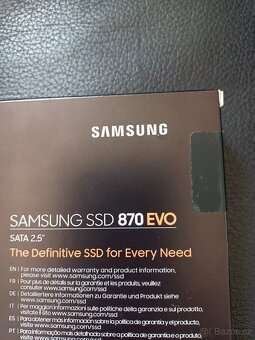 SSD Disk Samsung 870 EVO Sata 2.5 " 500 GB, NOVÝ, NEPOUŽITÝ - 2