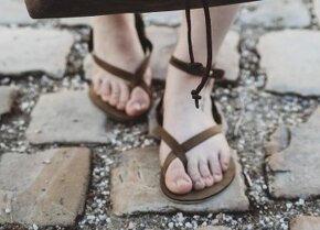 Soulad barefoot ručně šité sandále z pravé kůže 35-44 PC 99E - 2