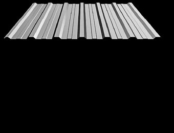 Trapézový plech T18 ECO RAL 7016 (antracitová) - 2