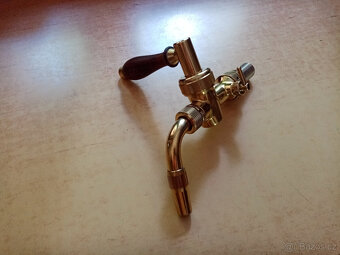 Výčepní kohout Lukr Nostalgie zlatý, minimálně používaný - 2