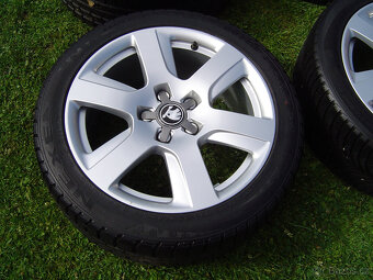 4 XZIMNÍ HLINÍKOVÁ KOLA ŠKODA OCTAVIA III 225/50 R17..2 - 2