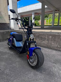 Prodám Elektricky skutr Leramotors C7, modrá - 2