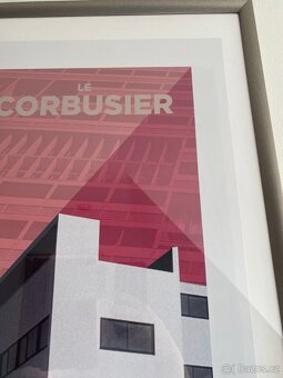 Plakát Corbusier v rámu - 2