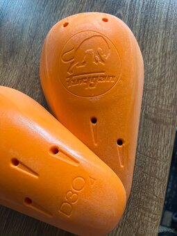 FURYGAN chrániče kolen D3O orange - 2