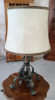 Rustikální stolní lampa s kováním. TOP - 2