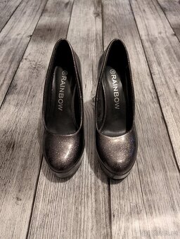 Krásné stříbrné lodičky vel 36 - 2