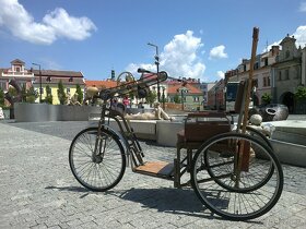 Invalidní tříkolka. - 2