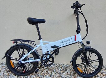 Skládací elektrické kolo motor 250W 48V 10Ah baterie 20 kola - 2