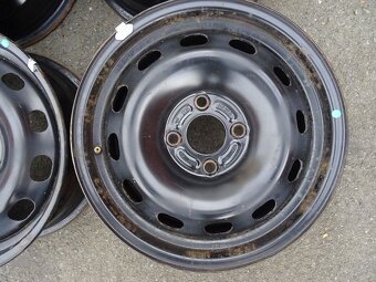 Plecháče, ocel disky 15",rozteč 4x108, ET 37,5 , šíře 6J - 2