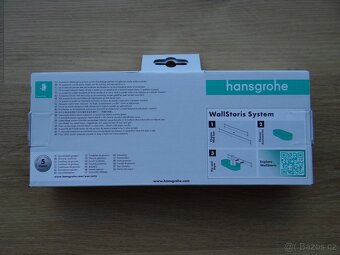 Sprchová polička Hansgrohe WallStoris matná bílá - 2