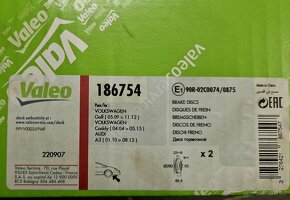 Přední brzdové kotouče Valeo - 2