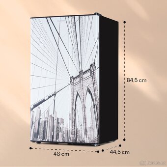 Cool City 45cm 79L Mini Lednice Design města - 2