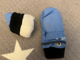 zateplené rukavice 0-12měsíců - 2