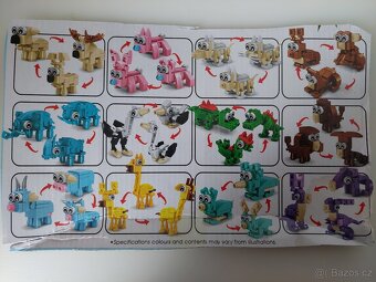 Stavebnice 3v1 zvířátka - 2