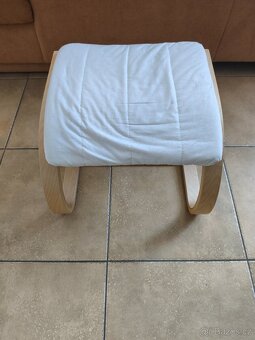 Houpací kreslo s podnozkou - 2