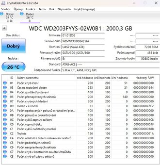 WD HDD 3,5 SATA WD2003FYYS 2 TB - 2
