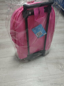 Dětský kufr na kolečkách Baby Shark pink - 2