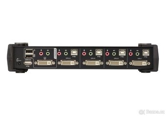 ATEN CS-1764A KVM, 4 PC, DVI, 100% stav, doklad - 2