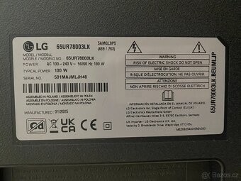 Televize 65" LG 65UR78003 - 2