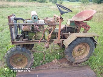 Malotraktor domácí výroby - 2